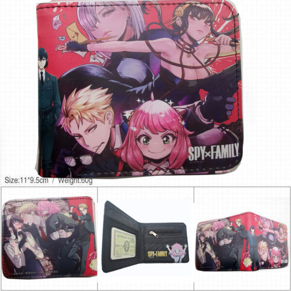 CG-6349 SPY x FAMILY Wallet PVC Purse11x9.5x2cm 60g