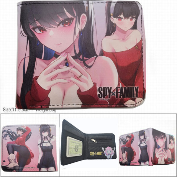 CG-6352 SPY x FAMILY Wallet PVC Purse11x9.5x2cm 60g