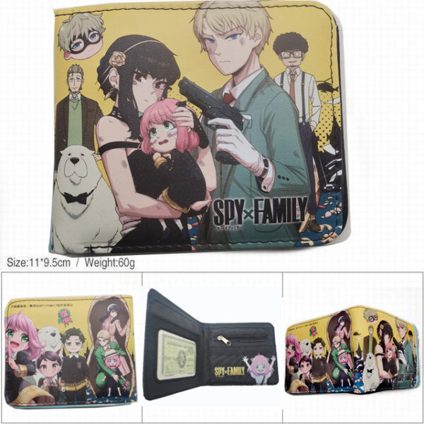 CG-6354 SPY x FAMILY Wallet PVC Purse11x9.5x2cm 60g
