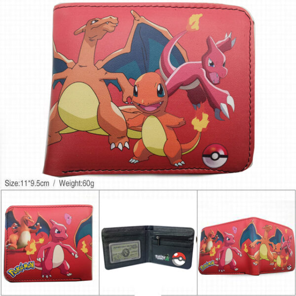 CG-6357 Pokemon Wallet PVC Purse11x9.5x2cm 60g