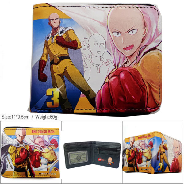 CG-6367 One Punch Man Wallet PVC Purse11x9.5x2cm 60g