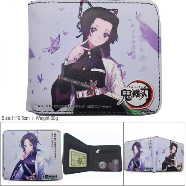 CG-6380 Demon Slayer Wallet 18.5x9.5x2cm 100g PU Purse