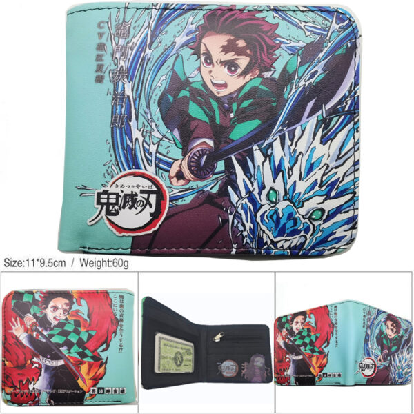 CG-6382 Demon Slayer Wallet 18.5x9.5x2cm 100g PU Purse