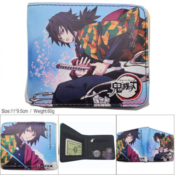 CG-6383 Demon Slayer Wallet 18.5x9.5x2cm 100g PU Purse