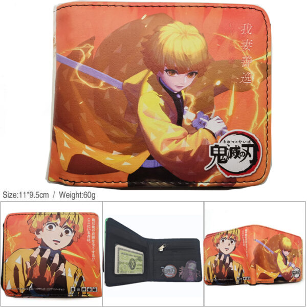 CG-6385 Demon Slayer Wallet 18.5x9.5x2cm 100g PU Purse