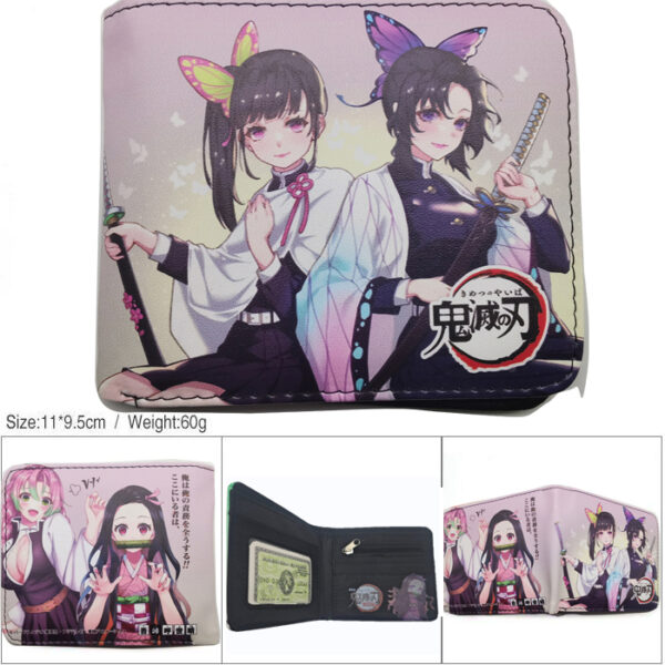 CG-6387 Demon Slayer Wallet 18.5x9.5x2cm 100g PU Purse