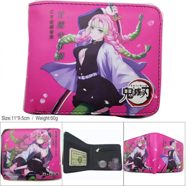 CG-6388 Demon Slayer Wallet 18.5x9.5x2cm 100g PU Purse