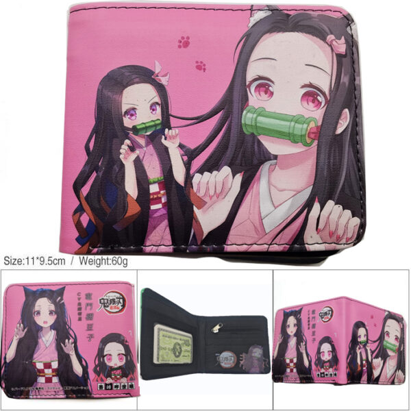 CG-6391 Demon Slayer Wallet 18.5x9.5x2cm 100g PU Purse