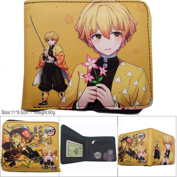 CG-6392 Demon Slayer Wallet 18.5x9.5x2cm 100g PU Purse