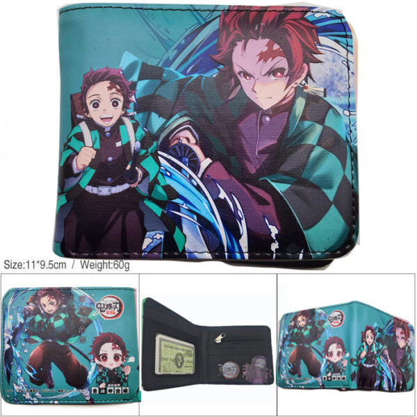 CG-6393 Demon Slayer Wallet 18.5x9.5x2cm 100g PU Purse
