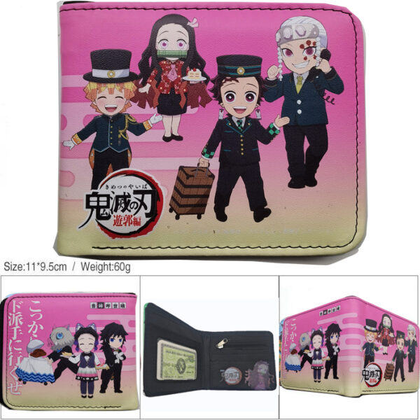 CG-6394 Demon Slayer Wallet 18.5x9.5x2cm 100g PU Purse