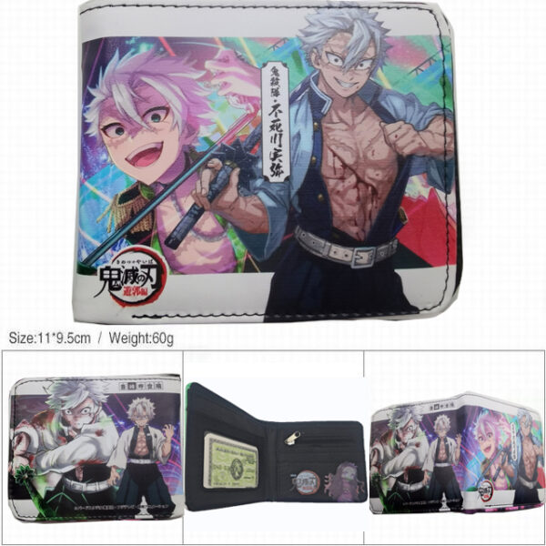 CG-6405 Demon Slayer Wallet 18.5x9.5x2cm 100g PU Purse