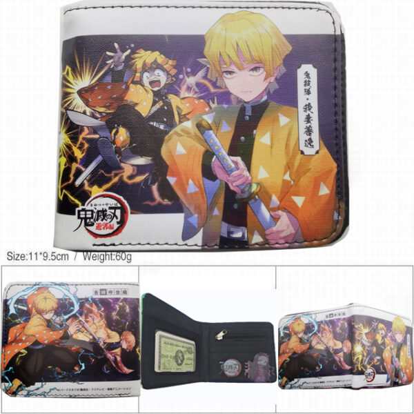 CG-6406 Demon Slayer Wallet 18.5x9.5x2cm 100g PU Purse