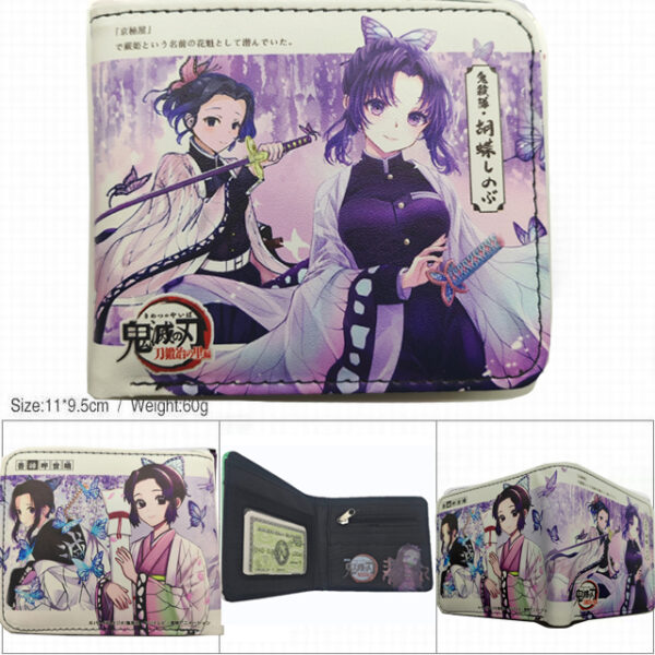 CG-6409 Demon Slayer Wallet 18.5x9.5x2cm 100g PU Purse