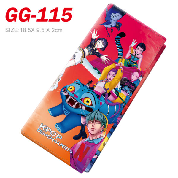 GG-115 K-Pop Demon Hunters 04 Wallet 18.5x9.5x2cm 100g PU Purse