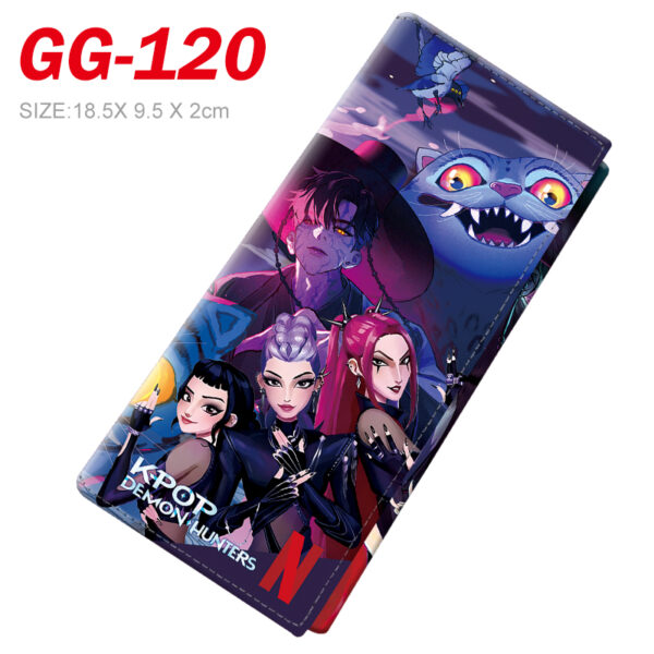 GG-120 K-Pop Demon Hunters 09 Wallet 18.5x9.5x2cm 100g PU Purse