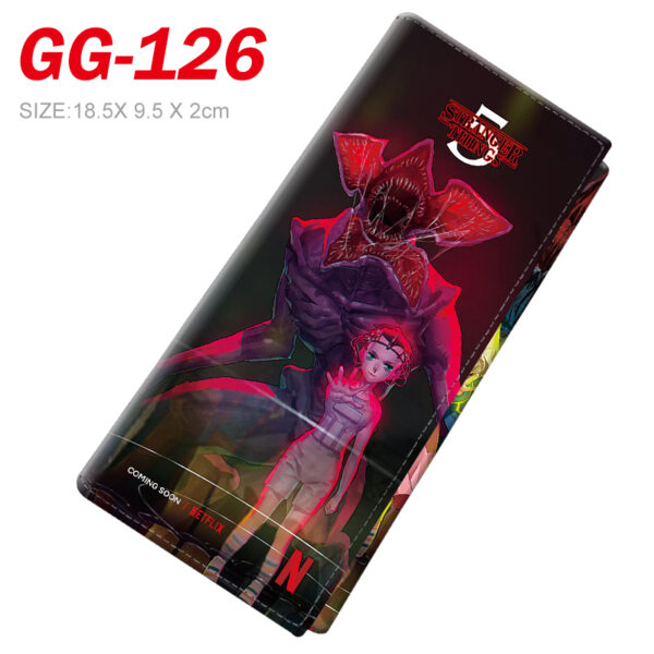 GG-126 Stranger Things Wallet 18.5x9.5x2cm 100g PU Purse