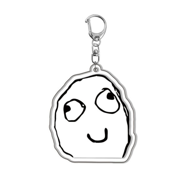 19325 Rage Comics Acrylic Key Chain price for 5 pcs 5.5cm