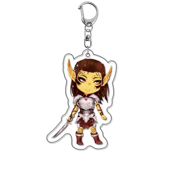 19352 Baldur's Gate Acrylic Key Chain price for 5 pcs 5.5cm