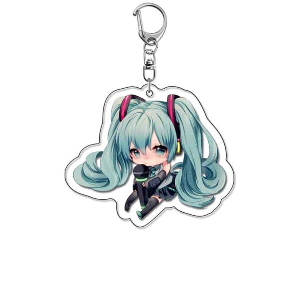 19371 Vocaloid Miku Acrylic Key Chain price for 5 pcs 5.5cm