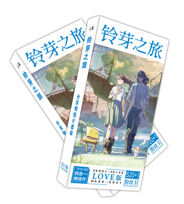 MCPD009 Suzume's Journey Postcards price for 5 boxes 19.5x9.5x1.8cm