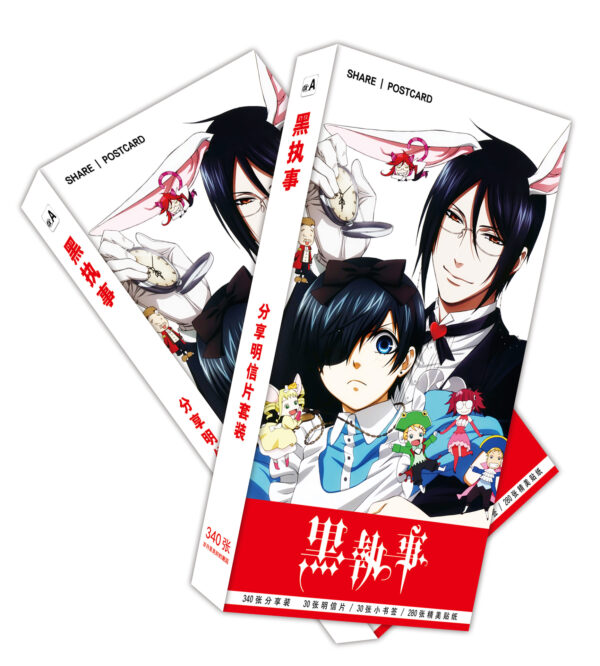 MCPD042 Black Butler Postcards price for 5 boxes 19.5x9.5x1.8cm