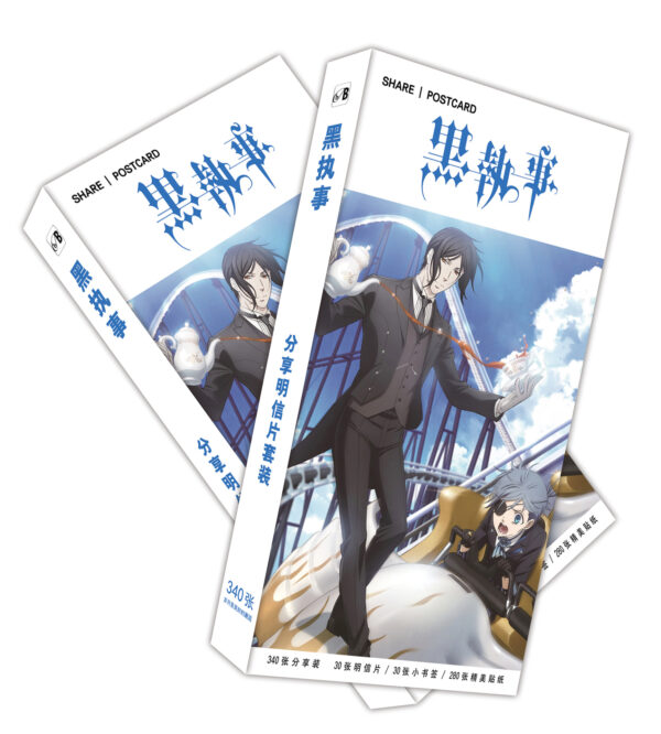 MCPD043 Black Butler Postcards price for 5 boxes 19.5x9.5x1.8cm