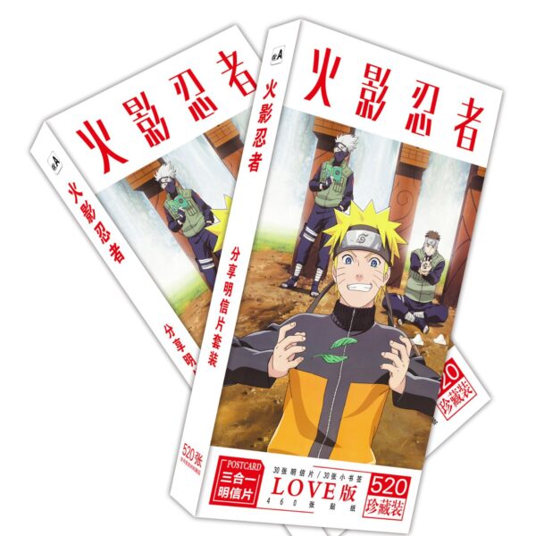 MCPD086 Naruto Postcards price for 5 boxes 19.5x9.5x1.8cm