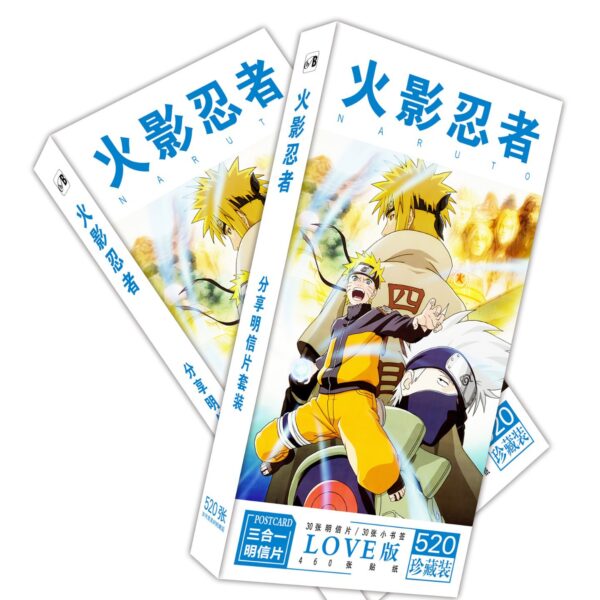 MCPD087 Naruto Postcards price for 5 boxes 19.5x9.5x1.8cm