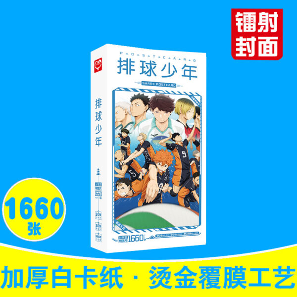 MCPD147 Haikyuu!! Postcards price for 5 boxes 191x97x20mm