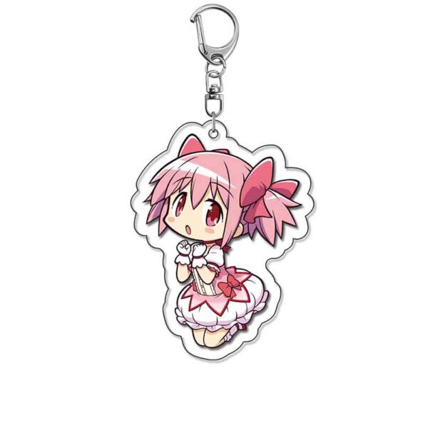 19783 Puella Magi Madoka Magica Acrylic Key Chain price for 5 pcs 5.5cm