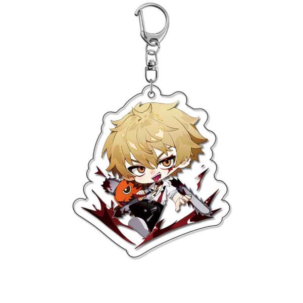 19831 Chainsaw Man Acrylic Key Chain price for 5 pcs 5.5cm