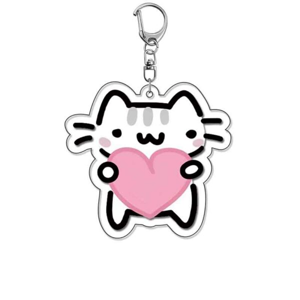 18762 Kitten Cat Acrylic Key Chain price for 5 pcs 5.5cm