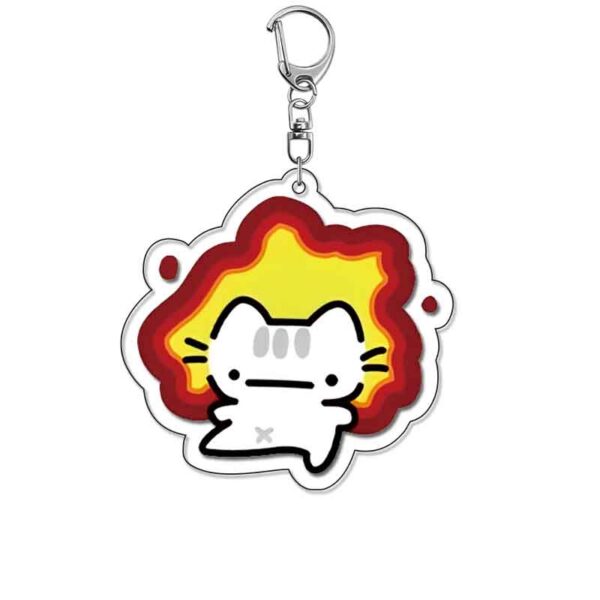 18764 Kitten Cat Acrylic Key Chain price for 5 pcs 5.5cm