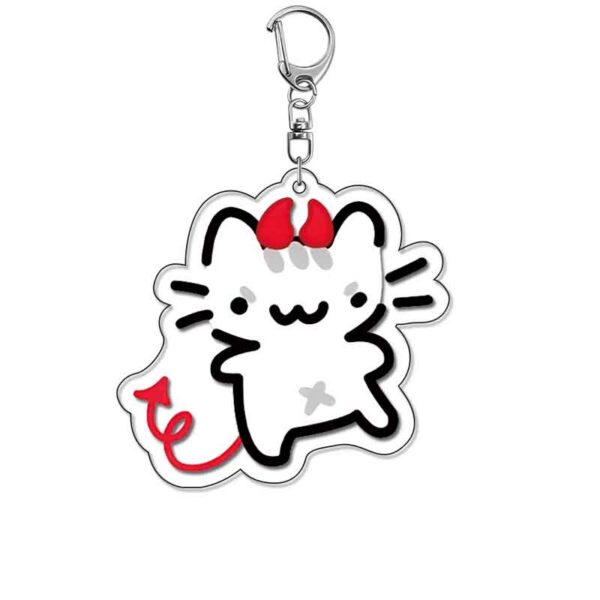 18767 Kitten Cat Acrylic Key Chain price for 5 pcs 5.5cm