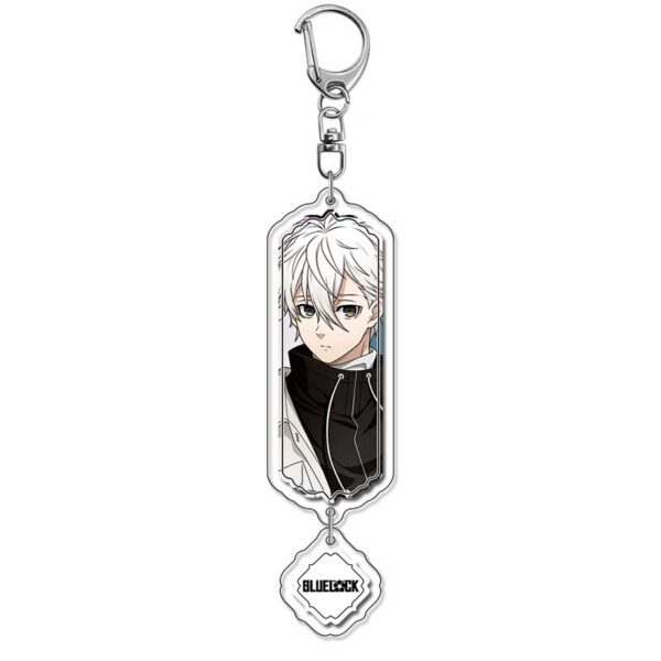 19843 Blue Lock Acrylic Key Chain price for 5 pcs 5.5cm