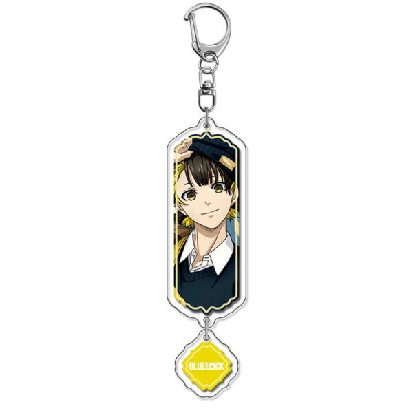 19845 Blue Lock Acrylic Key Chain price for 5 pcs 5.5cm