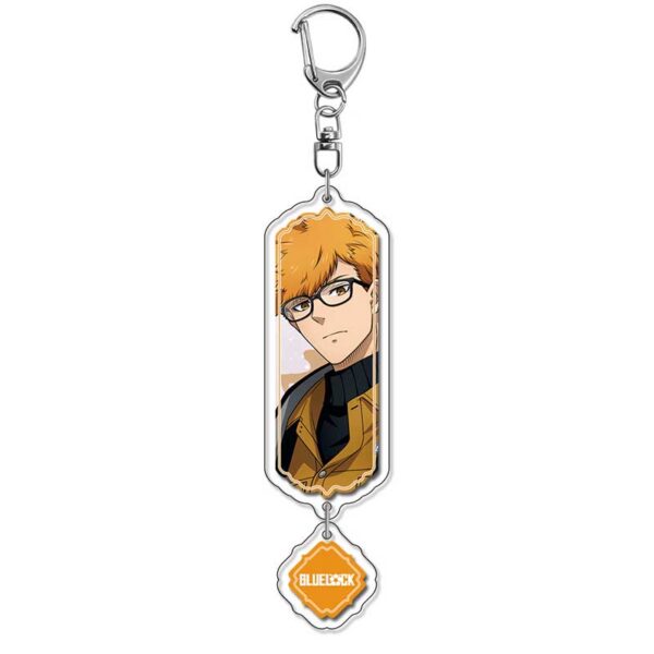 19849 Blue Lock Acrylic Key Chain price for 5 pcs 5.5cm