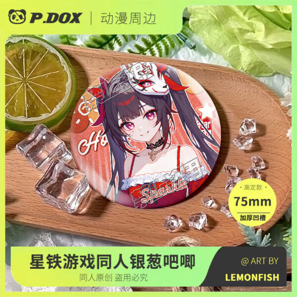 MCMK1743 Honkai Star Rail Brooches price for 5 pcs 75mm