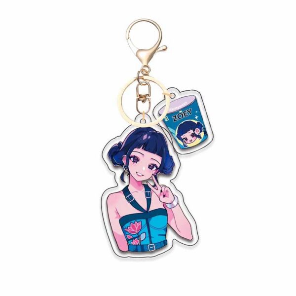 19222 K-POP Demon Hunters Acrylic Key Chain price for 5 pcs
