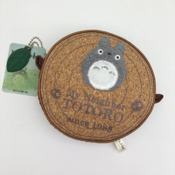 MCPC957 Totoro Tree Stump Plush Toy Doll Bag Keychain Bag Charm Earphone Storage Bag 14CM