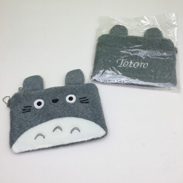 MCPC966 Totoro Cartoon Plush Toy Doll Bag Doll Headphone Storage Bag Doll Coin Purse 20*13CM