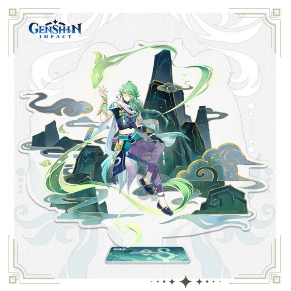 Genshin Impact Acrylic Standee price for 3 pcs 16cm A37 Baizhu
