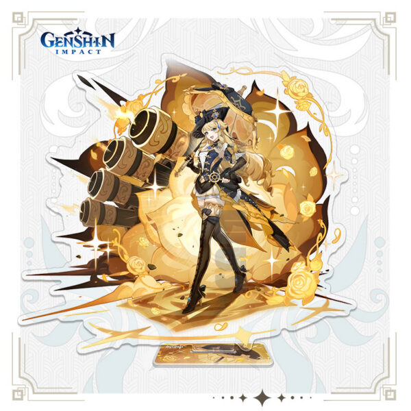 Genshin Impact Acrylic Standee price for 3 pcs 16cm A69 Navia