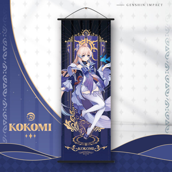 MCGH037 Genshin Impact Wallscroll 70*25cm Kokomi