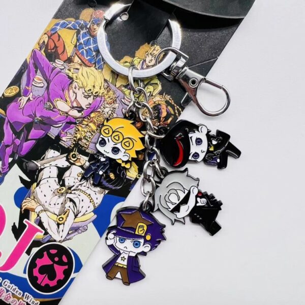 MCMK1770 JoJos Bizarre Adventure Anime Character metal keychain