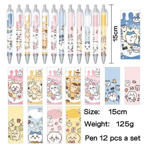 MCPN026 Chiikawa Pens for Student Ballpoint Pen  price for a set of 12 pcs