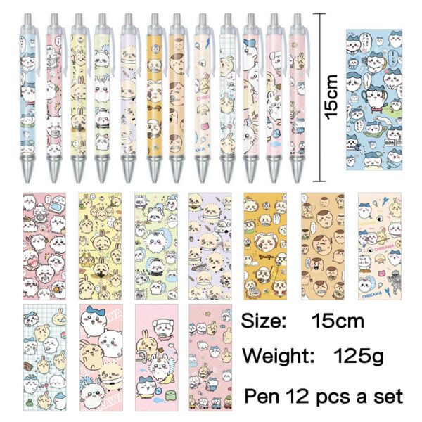 MCPN027 Chiikawa Pens for Student Ballpoint Pen  price for a set of 12 pcs