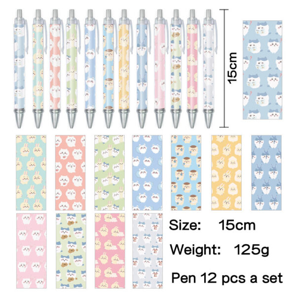 MCPN030 Chiikawa Pens for Student Ballpoint Pen  price for a set of 12 pcs