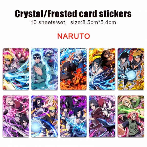 MCSK013 Naruto Card Stickers price for 50pcs(5 sets 10 pcs a set)